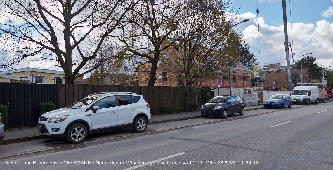 28.03.2023 - Baustelle Niederalmstraße 16 in Neuperlach